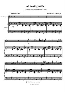 All Joking Aside: para violino by Vladimir Solonskiy
