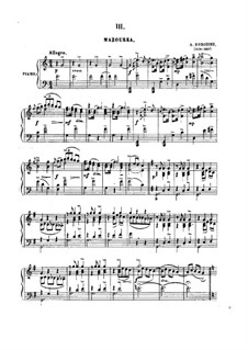 Petite suite: No.3 Mazurka by Alexander Borodin