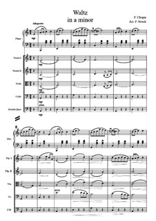 Waltz in A Minor, B.150 KK IVb/11: For piano and string orchestra by Frédéric Chopin