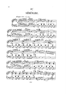 Twenty Serenades for Piano: No.8-13 by Louis Théodore Gouvy