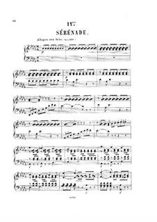 Twenty Serenades for Piano: No.14-20 by Louis Théodore Gouvy