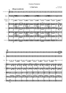 Fantasia on Themes from 'Carmen' by Bizet, Op.25: For clarinet and string orchestra by Pablo de Sarasate