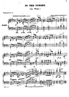 Dans les bois (In the Forest), Op.86: peça No.3 by Stephen Heller