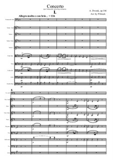 Concerto for Cello and Orchestra in B Minor, B.191 Op.104: movimento I by Antonín Dvořák
