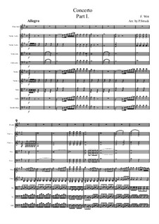 Concerto for Flute and string orchestra – Part I: Concerto for Flute and string orchestra – Part I by Friedrich Witt