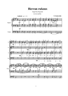 Isä meidän (Lord's prayer in Finnish): Para coro e órgão by Sergey Samusenko