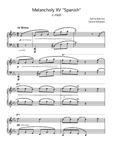 Melancholies: Melancholy 15 'Spanish' by Galina Bobrova