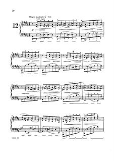 Twelve Etudes, Op.74: Estudo No.12 by Anton Arensky