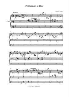 24 leichte Präludien für Orgel: Präludium C-Dur by Eckhard Deppe