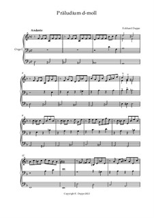 24 leichte Präludien für Orgel: Präludium in d-Moll by Eckhard Deppe