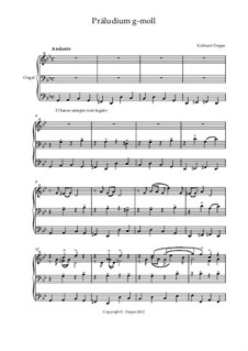 24 leichte Präludien für Orgel: Präludium g-Moll by Eckhard Deppe