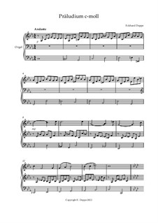 24 leichte Präludien für Orgel: Präludium c-Moll by Eckhard Deppe