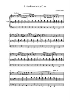 24 leichte Präludien für Orgel: Präludium As-Dur by Eckhard Deppe