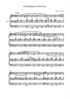 24 leichte Präludien für Orgel: Präludium Des-Dur by Eckhard Deppe