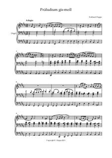 24 leichte Präludien für Orgel: Präludium gis-Moll by Eckhard Deppe