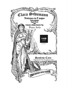 Soirées musicales, Op.6: No.2 Nocturne by Clara Schumann
