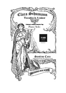 Soirées musicales, Op.6: No.1 Toccatina by Clara Schumann