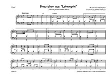 Bridal Chorus: para orgãos by Richard Wagner