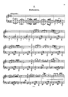 Habanera, Op.21: Para Piano by Pablo de Sarasate