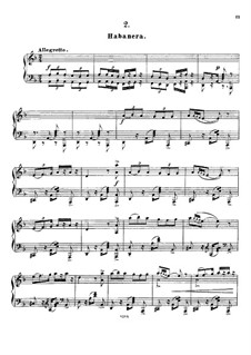 Habanera, Op.21: Para Piano by Pablo de Sarasate