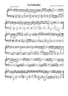 Suite No.4 for Harpsichord: No.1 La veloutée by Joseph Bodin de Boismortier