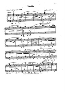 Waltz in E Flat Major, Op.83: Para Piano by Auguste Durand