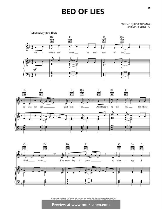 Bed Of Lies (Matchbox Twenty): Bed Of Lies (Matchbox Twenty) by Matt Serletic