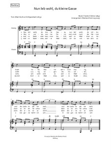 In der Ferne: Klavierauszug mit Singstimmen by Friedrich Silcher