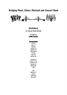 Atotonilco: For concert band by folklore