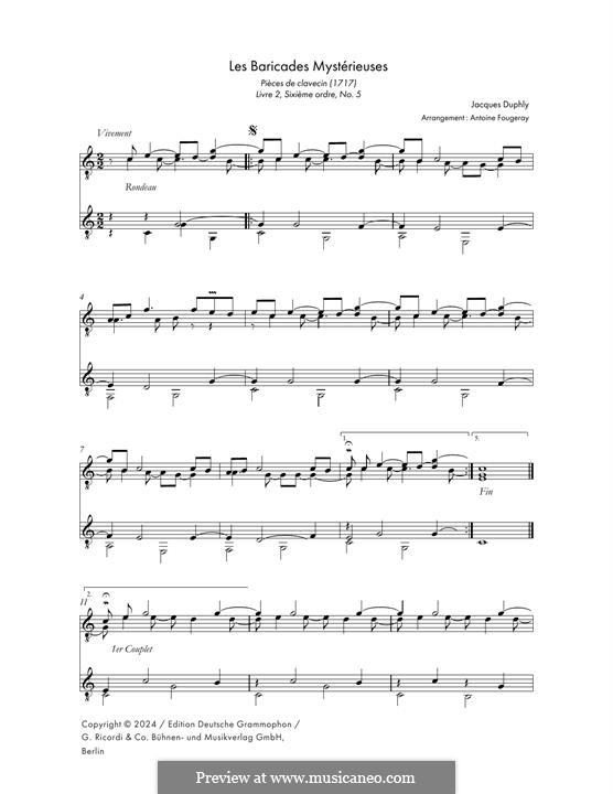 Les Baricades Mystérieuses: Les Baricades Mystérieuses by Jacques Duphly