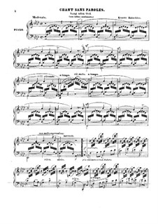 Song without Words: Canção sem palavras by Ernst Haberbier