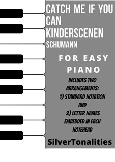 No.3 Haschemann (Hasche-Mann): For easy piano sheet music combo by Robert Schumann