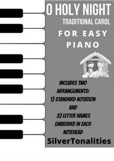 Piano version: Easiest sheet music combo by Adolphe Adam