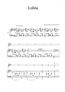 Lolita: For baritone and piano by Arturo Buzzi-Peccia