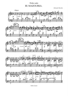 Petite suite: No.3 Mazurka by Alexander Borodin