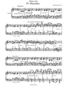 Petite suite: No.4 Mazurka by Alexander Borodin