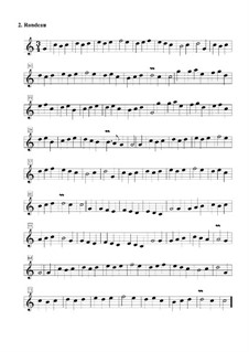 Suite No.3 in C Major: No.2 Rondeau by Daniel Demoivre