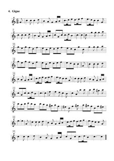 Suite No.3 in C Major: No.4 Jigue by Daniel Demoivre