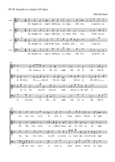 My Thoughts are Winged with Hopes: partituras de vocais by John Dowland