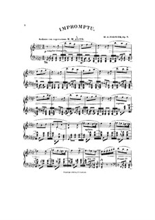 Impromptu in G Flat Major, Op.8: Para Piano by Wesley Octavius Forsyth