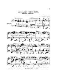 In Golden September, Op.24 No.1: In Golden September by Wesley Octavius Forsyth