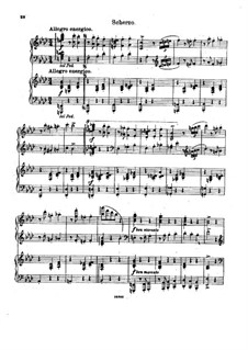 Sonata for Piano No.3 in F Minor, Op.5: Movements III-V. Version for two pianos four hands by Johannes Brahms