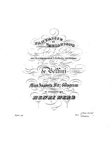 Fantasia and Variations on Theme by Bellini, Op.90: Para Piano by Henri Herz
