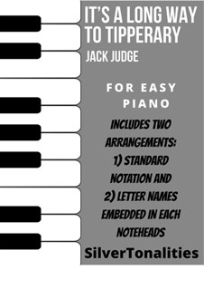 It's a Long, Long Way to Tipperary: Facil para o piano by Harry Williams, Jack Judge