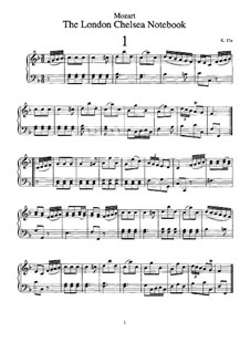 The London Notebook: Para Piano by Wolfgang Amadeus Mozart