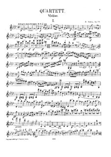 Piano Quartet in F Minor, Op.79: Piano Quartet in F Minor by Bernhard Scholz