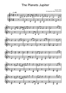 Jupiter: For toy piano by Gustav Holst