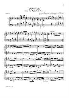 Aylesford Pieces: abertura by Georg Friedrich Händel