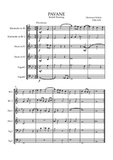Pavane für Sextett: Pavane für Sextett by Johann Hermann Schein