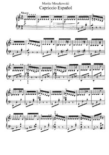 Spanish Caprice, Op.37: Para Piano by Moritz Moszkowski